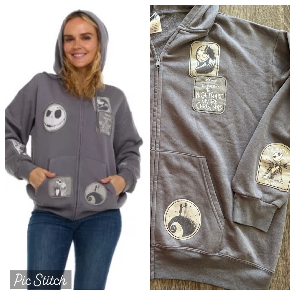 Disney The Nightmare Before Christmas zip up hoodie
